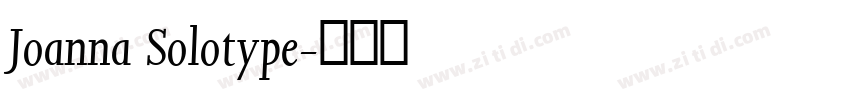 Joanna Solotype字体转换